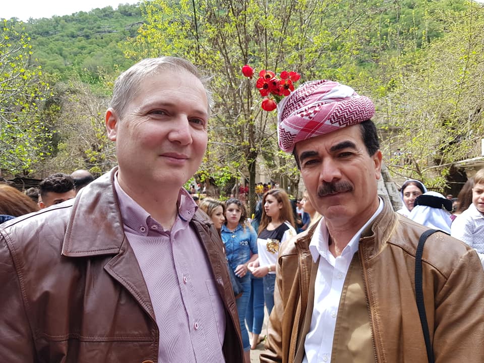 Ο κ. Ευθύμιος Κωστόπουλος, Γενικός Πρόξενος της Ελλάδας στο Erbil, στην Πρωτοχρονιά των Yezidis
