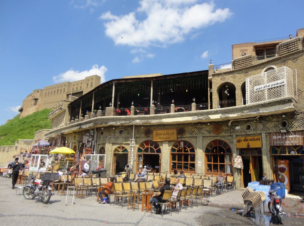 Το παλαιό καφέ στους πρόποδες της Ακρόπολης στο Erbil
